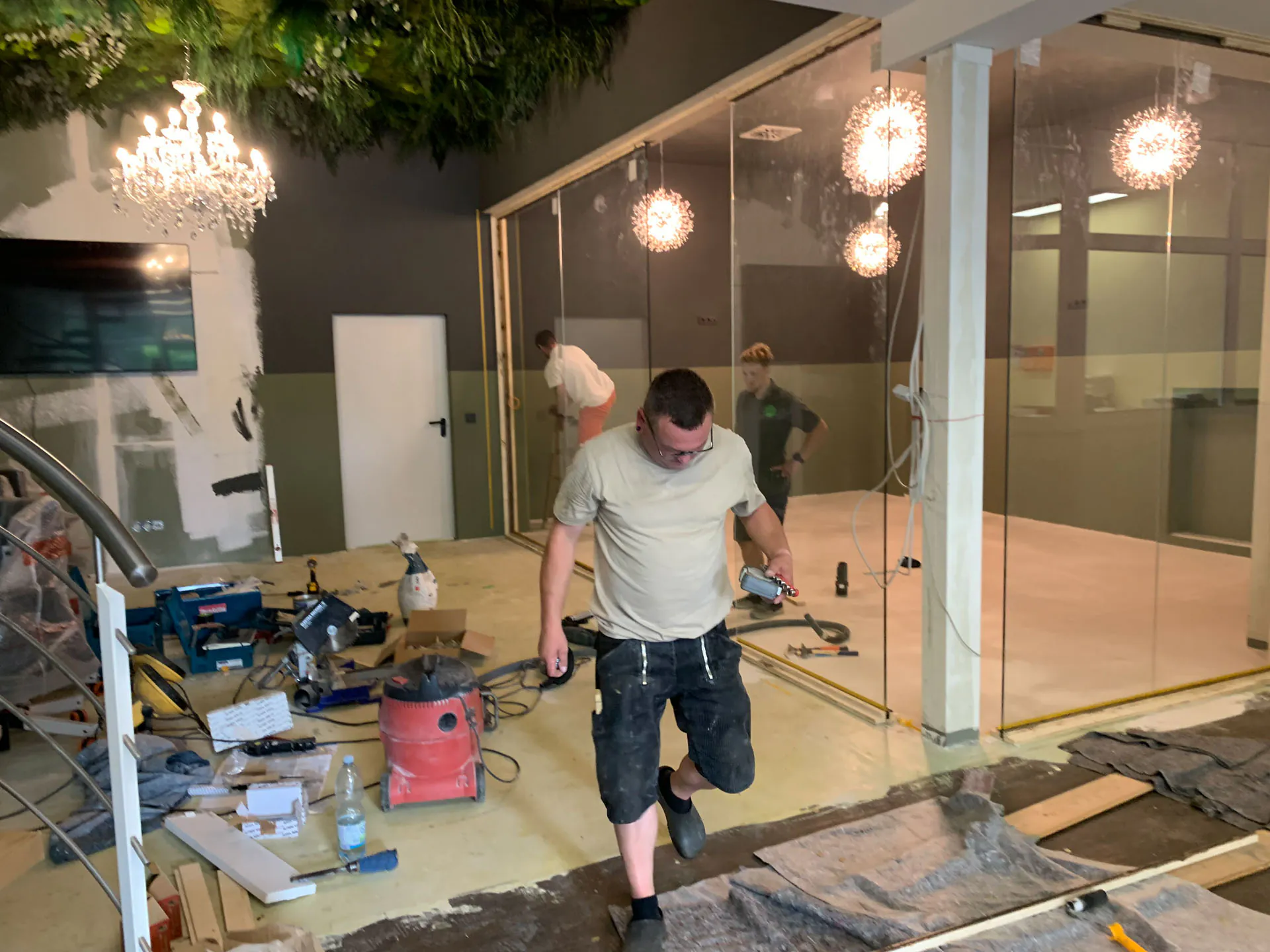 Umbau des Headoffice in Oppach — mitten im laufenden Betrieb