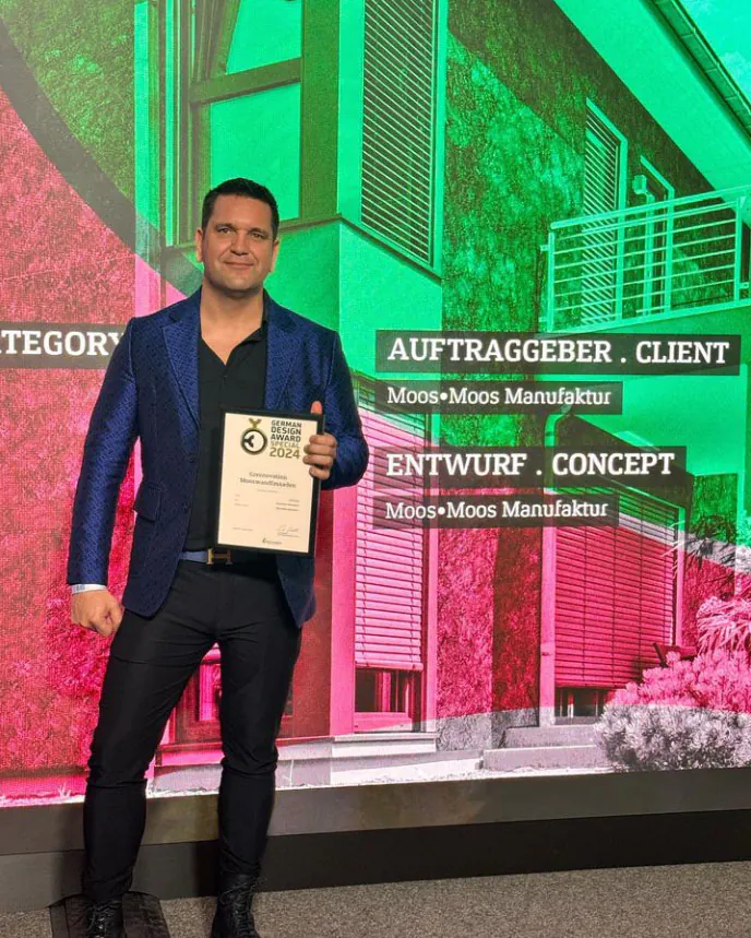 German Design Award Special 2024 — Andreas Bergermann bei der Verleihung in Frankfurt