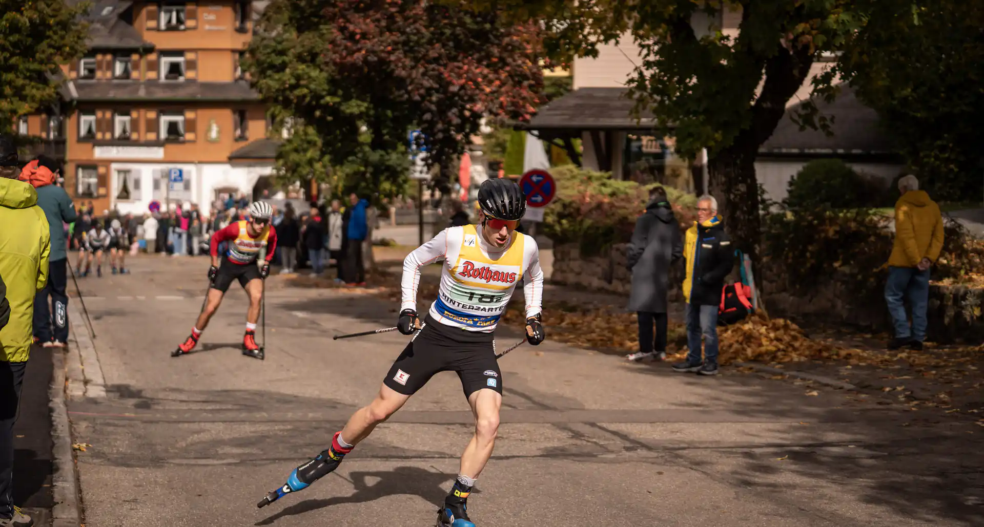 Arne Hohlfeld im Rollski-Wettkampf