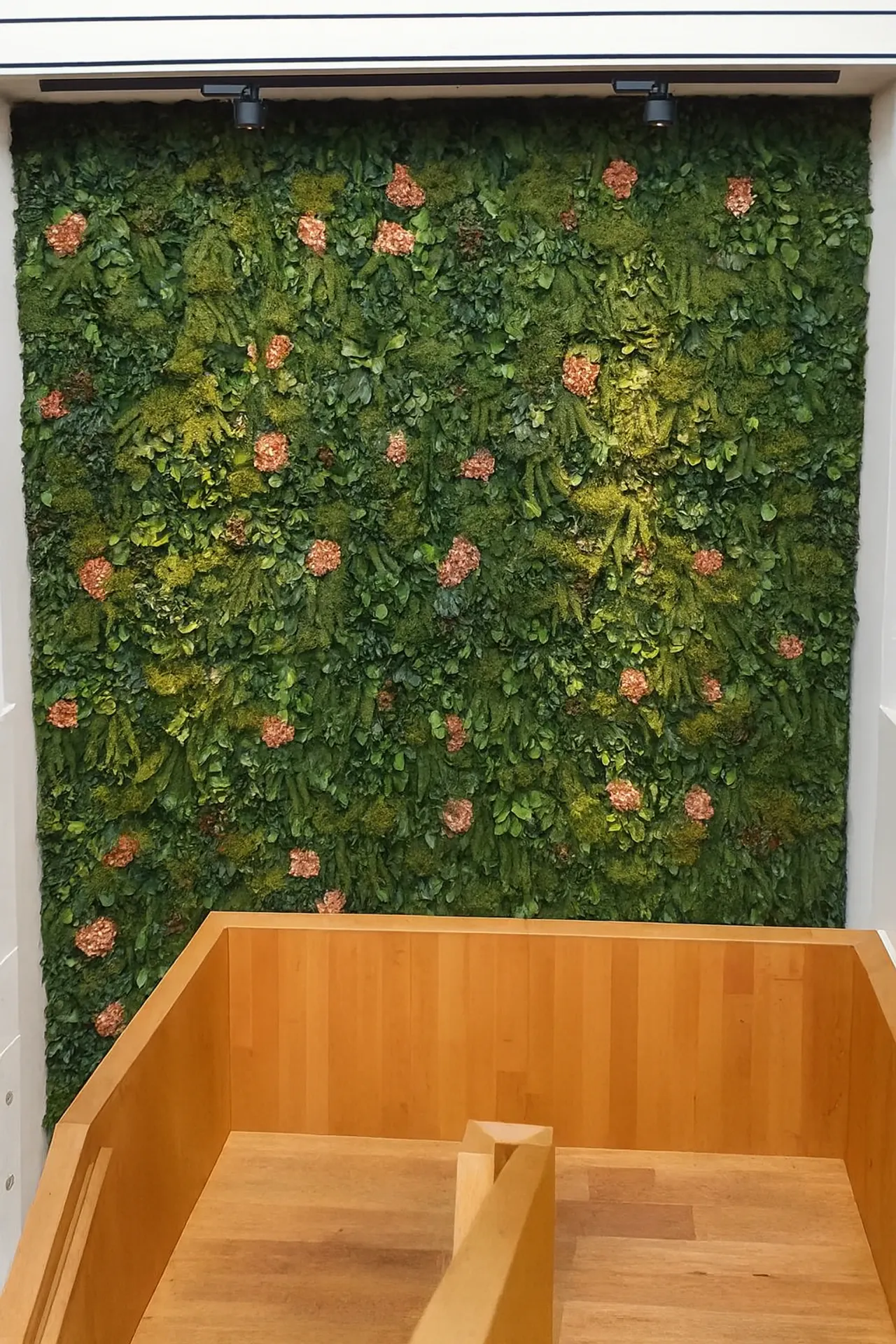 Blumenwand Präparierte Blüten — Wandbegrünung von MOOSMOOS