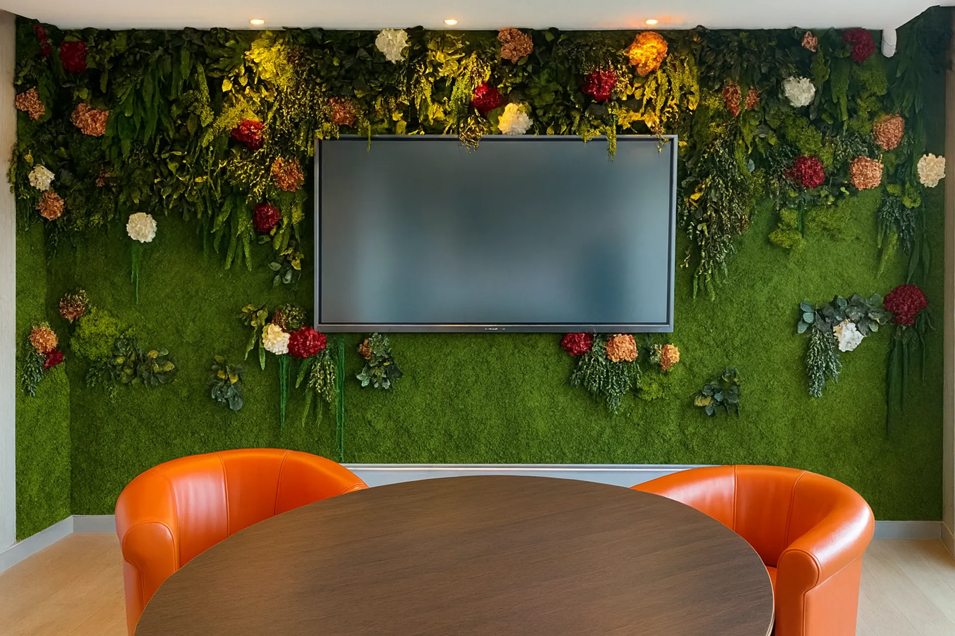 Botanical Sky Konferenzraum Begrünung — Deckenbegrünung von MOOSMOOS