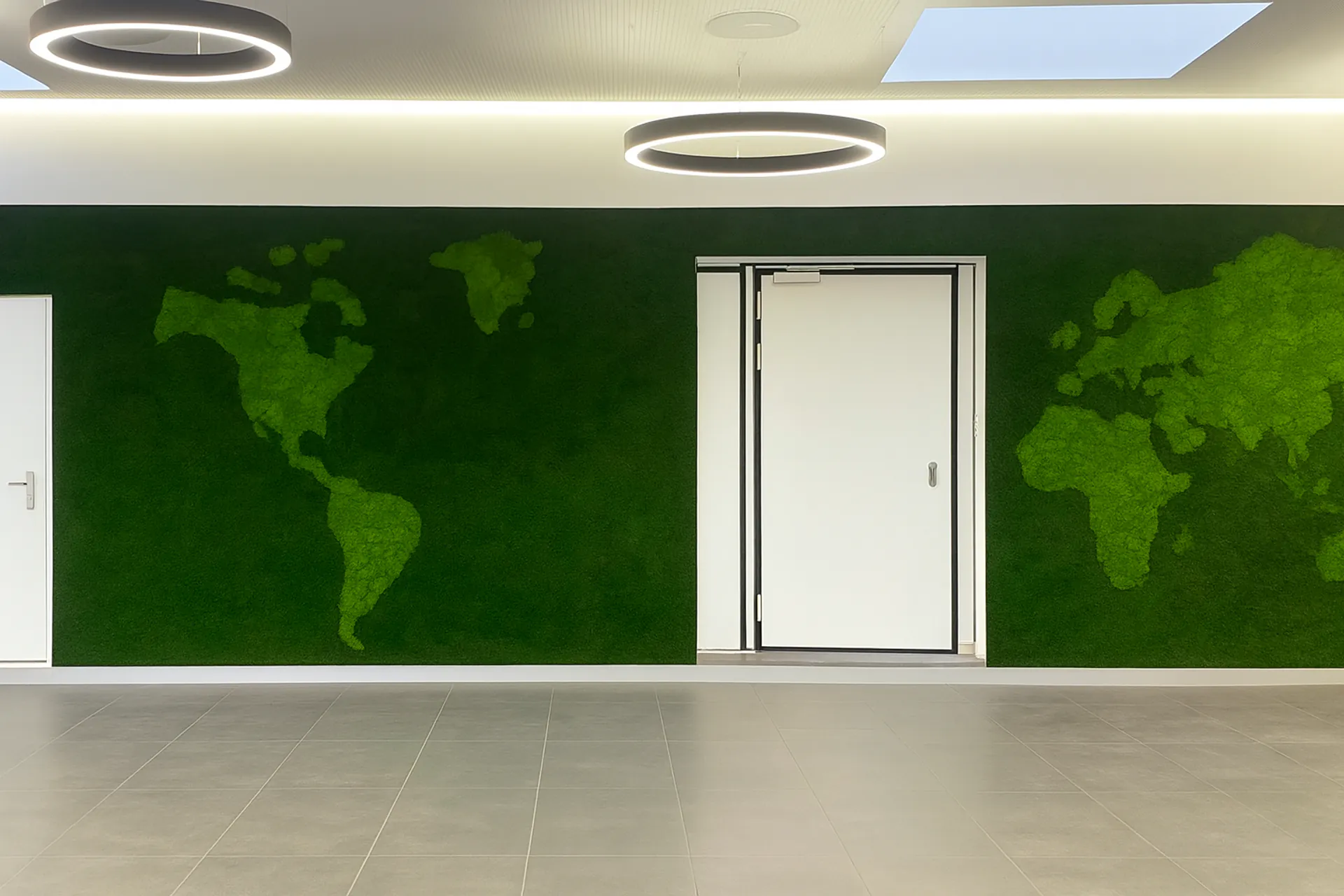 Empfang & Branding — Mooswand-Projekt von MOOSMOOS
