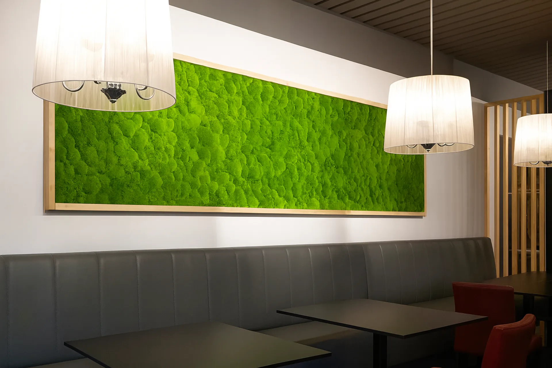 Moosbild Büro Besprechungsraum Moderne Einrichtung — Moosbilder von MOOSMOOS
