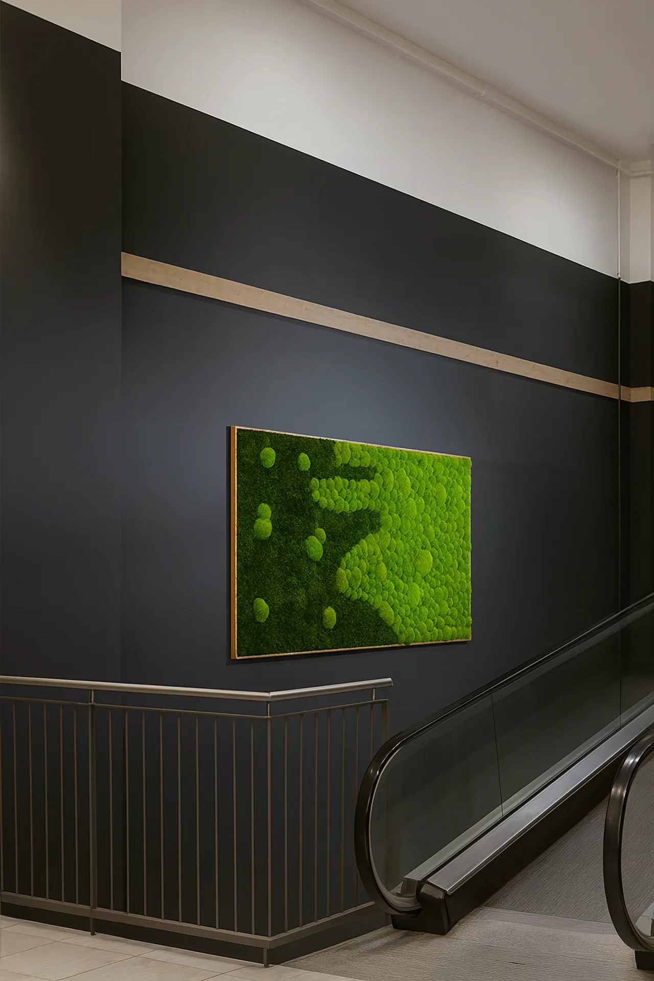 Moosbild Einkaufszentrum — Moosbilder von MOOSMOOS