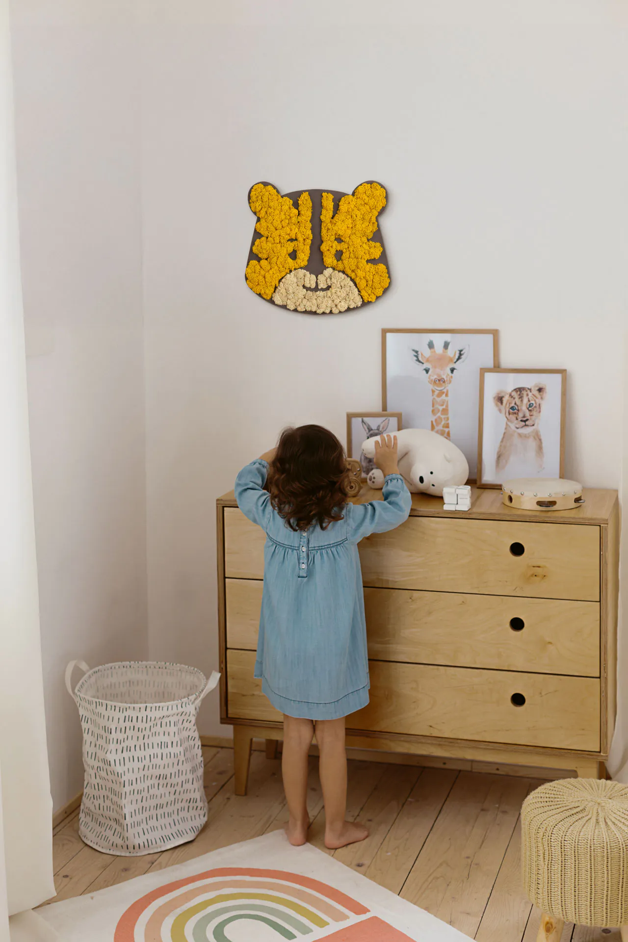 Moosbild Kinderzimmer Wanddeko — Moosbilder von MOOSMOOS