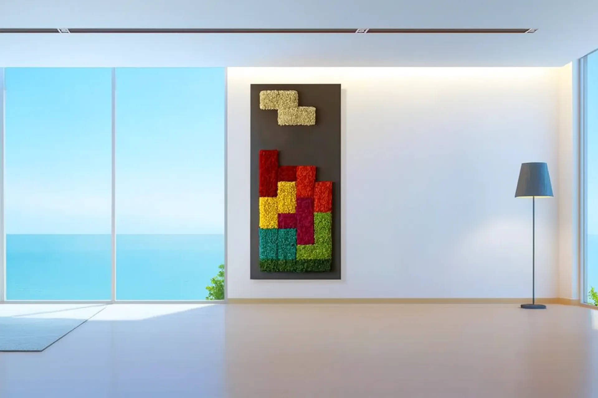 Moosbild Minimalistisches Showroom — Moosbilder von MOOSMOOS