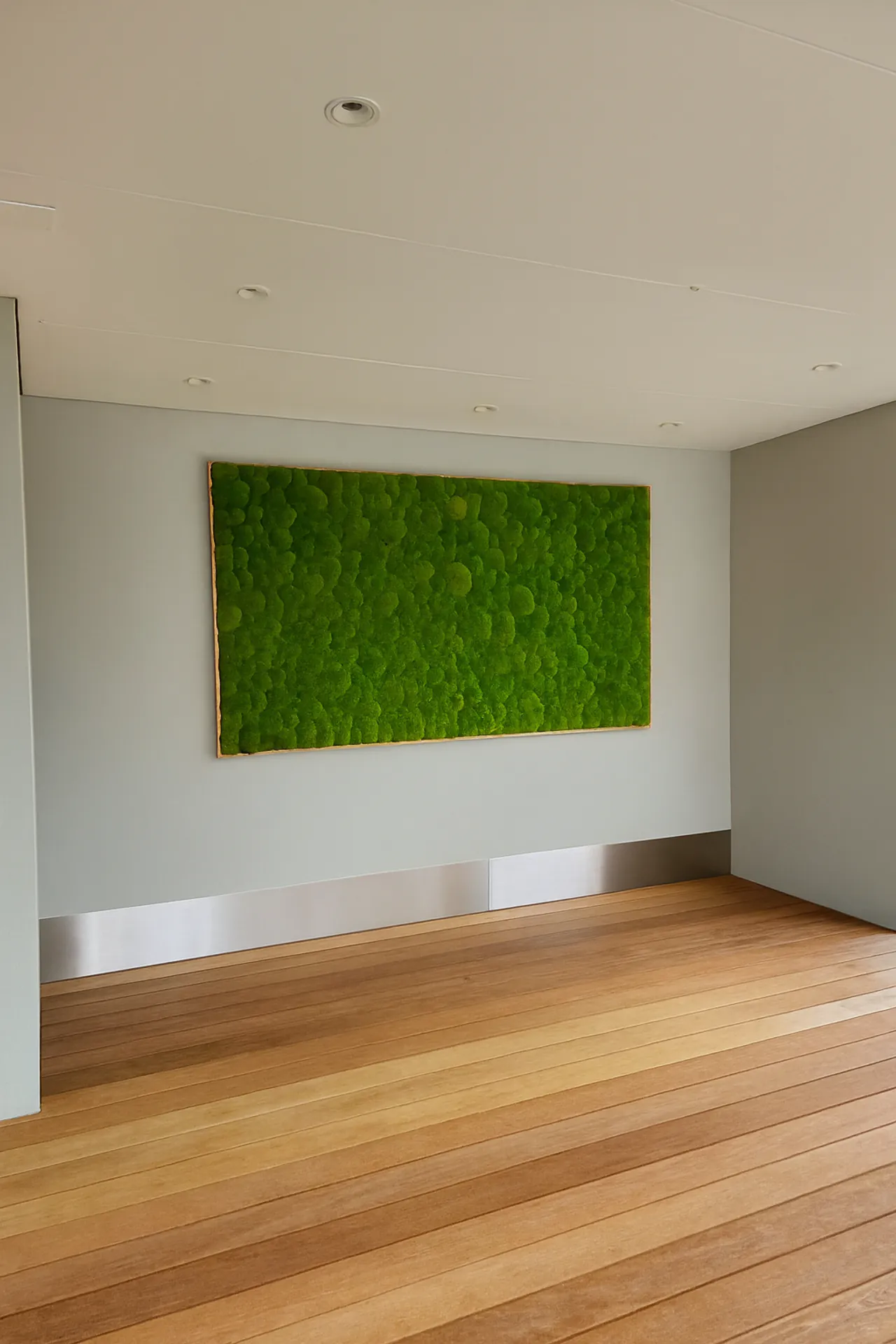 Moosbild Moderne Büro Empfang — Moosbilder von MOOSMOOS