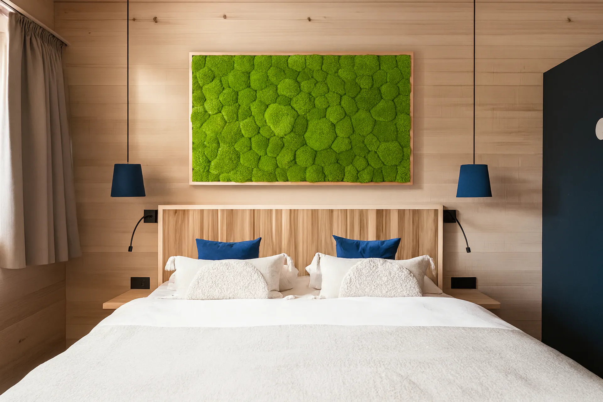 Moosbild Schlafzimmer Hotel Moderne — Moosbilder von MOOSMOOS