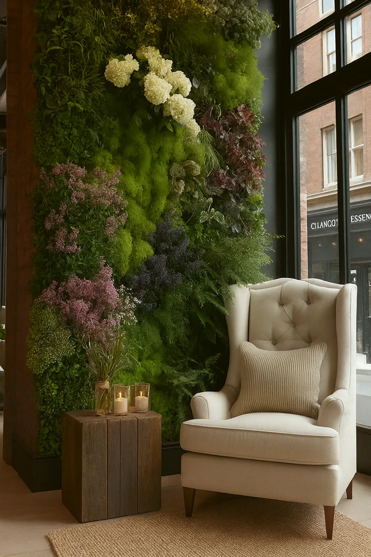 Moosbild Showroom Design Sessel — Moosbilder von MOOSMOOS