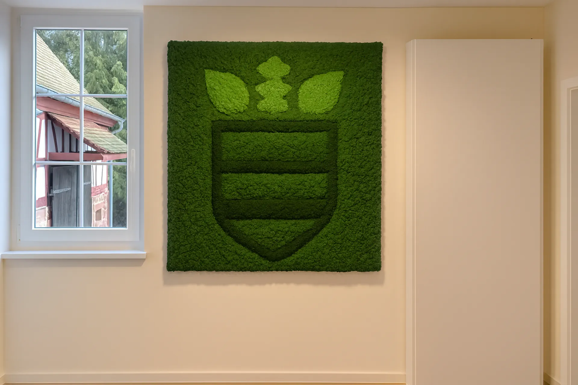 Moosbild Wappenschild Mooslogo — Moosbilder von MOOSMOOS