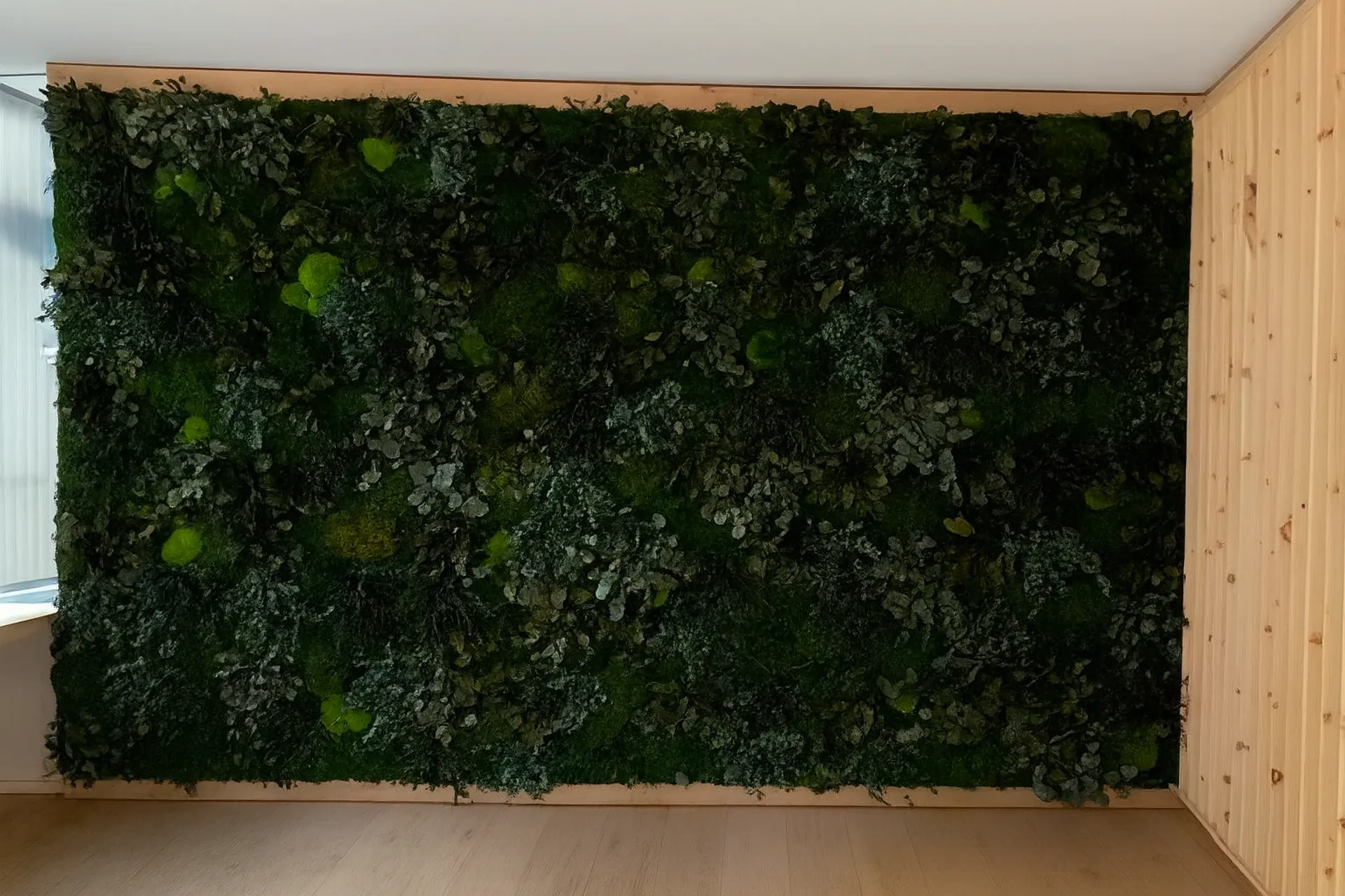 Moosdecke Moderne Büro Deckenbegründung — Deckenbegrünung von MOOSMOOS