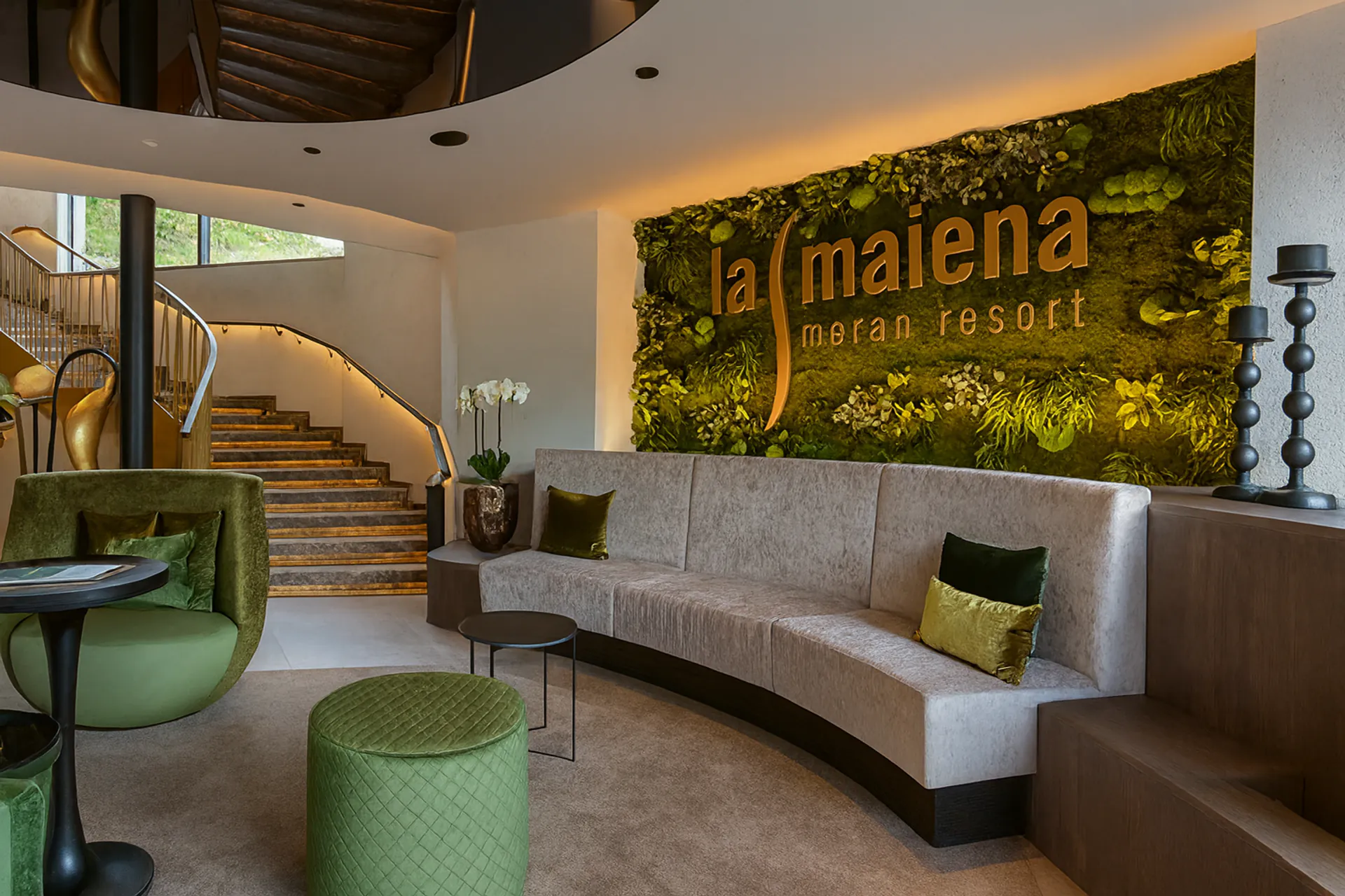 Mooswand Hotel Lobby Empfangsbereich — Wandbegrünung von MOOSMOOS