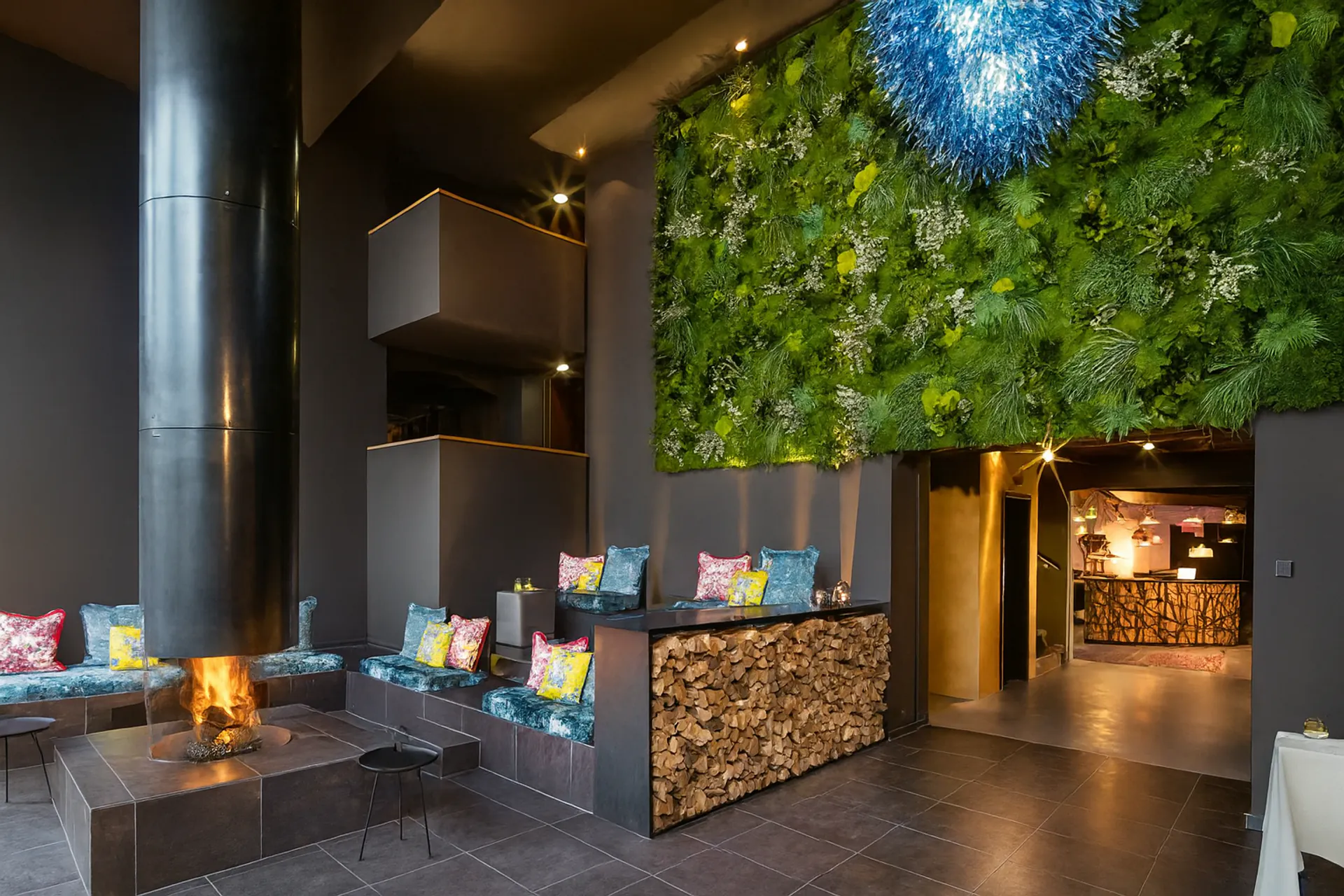 Raumteiler Lounge Hotel Empfang — Raumteiler & Akustik von MOOSMOOS