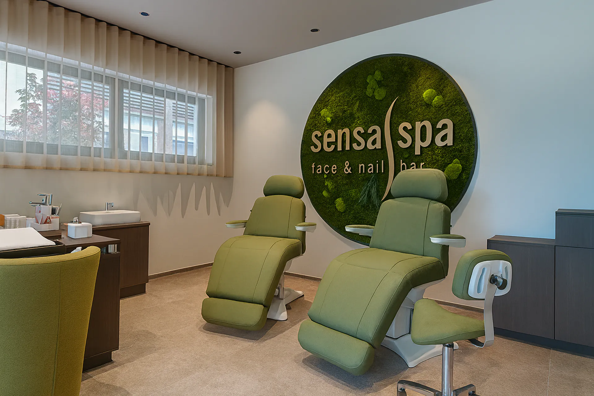 Logo aus Moos Spa Empfang Logo — Logo aus Moos von MOOSMOOS