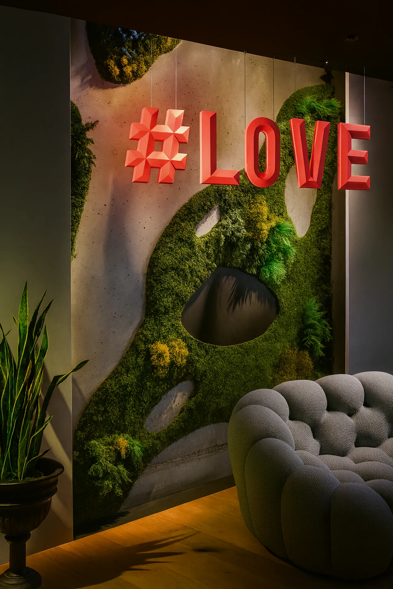 Grafik & Statement — Mooswand-Projekt von MOOSMOOS