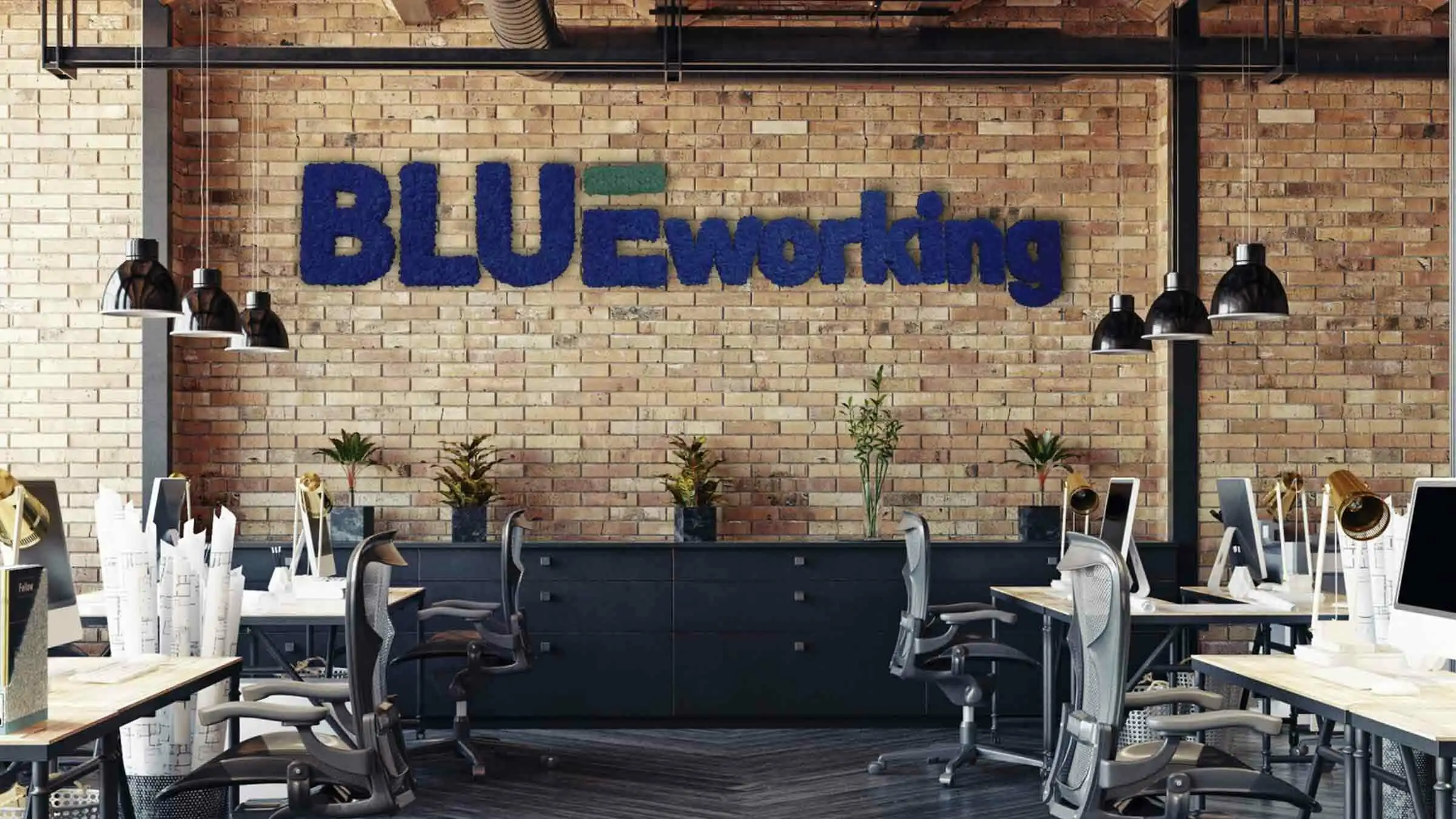 Logo Blue Working