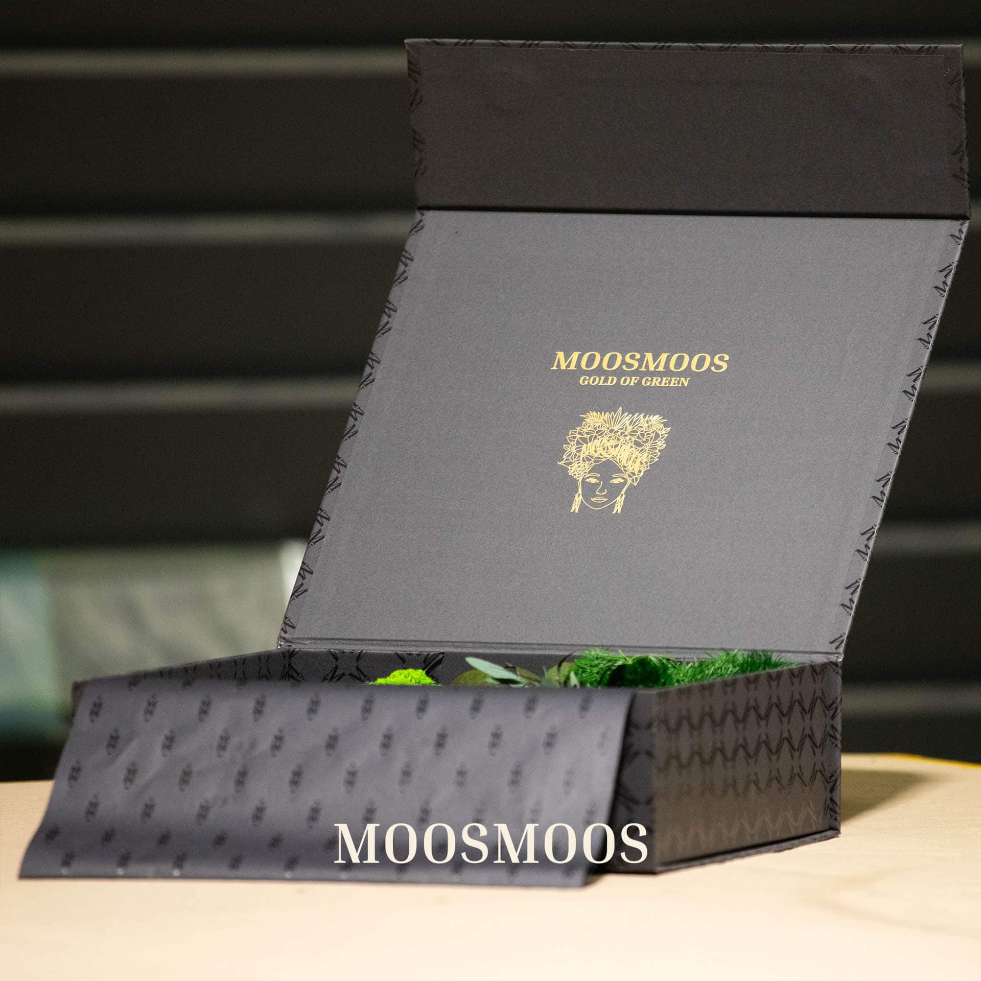 Die geschlossene MOOSMOOS Musterbox